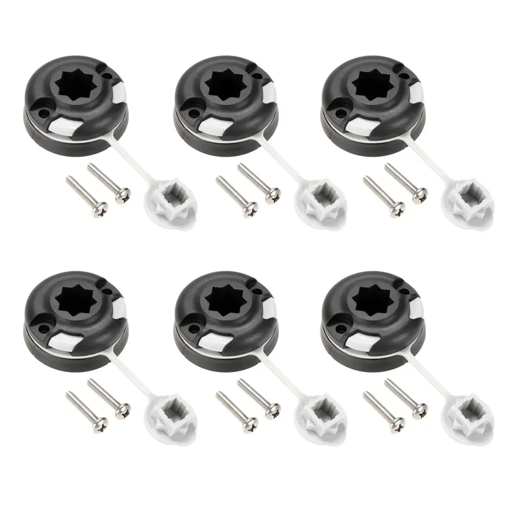 Fish Finder Mount - 8/6/4/1PC カヌーカヤックスターマウントベースインフレータブルボート海釣竿ホルダーマウントベースタックル釣りキットアクセサリー