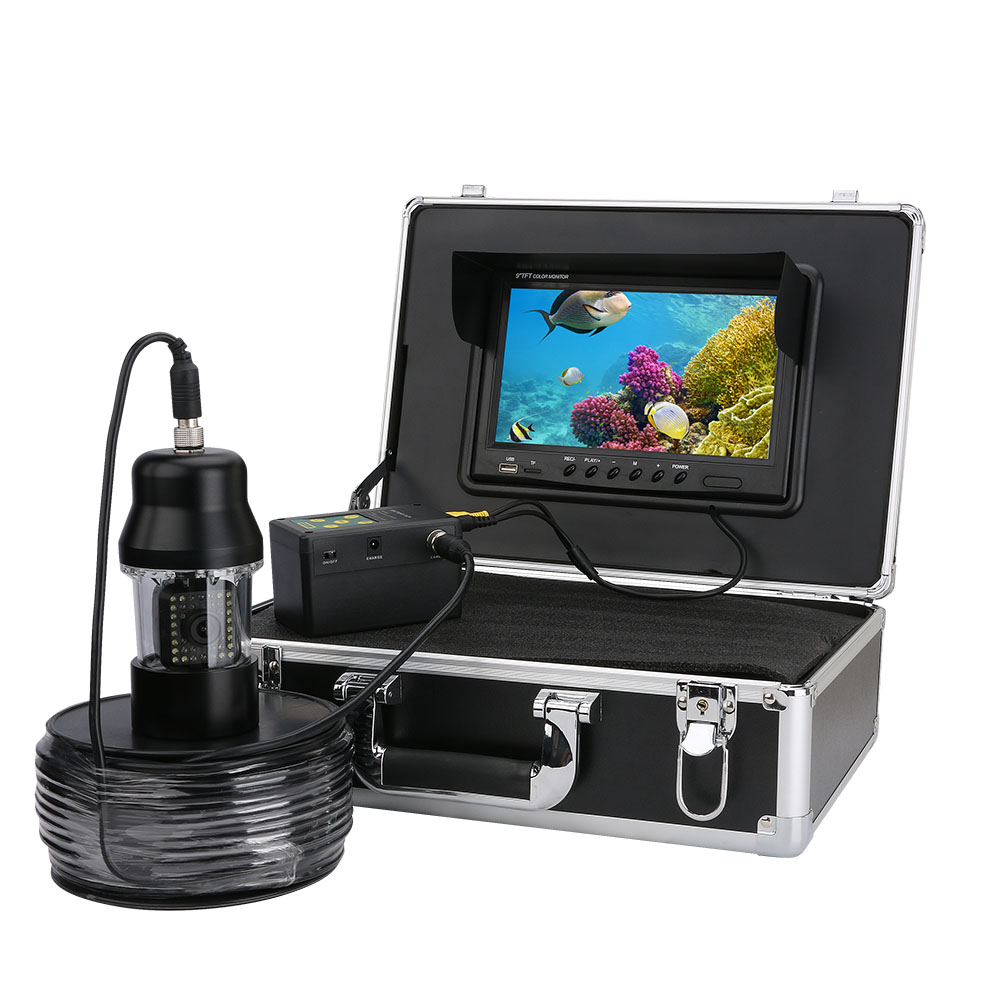 9 インチ DVR レコーダー 100 メートル水中釣りビデ - Underwater Camera のレビューと価格