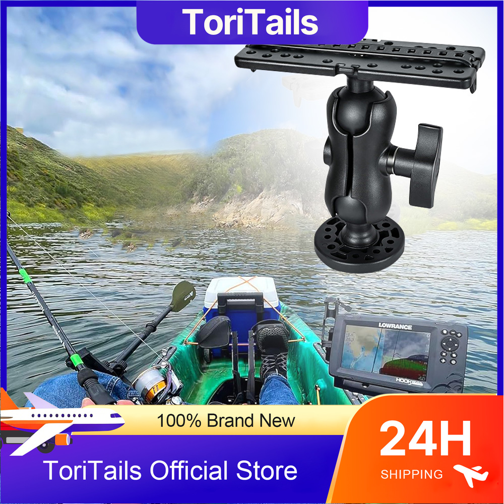 360度回転ボールマウントマリンカヤック電子魚群探知機マウン - Fish Finder Mount のレビューと価格